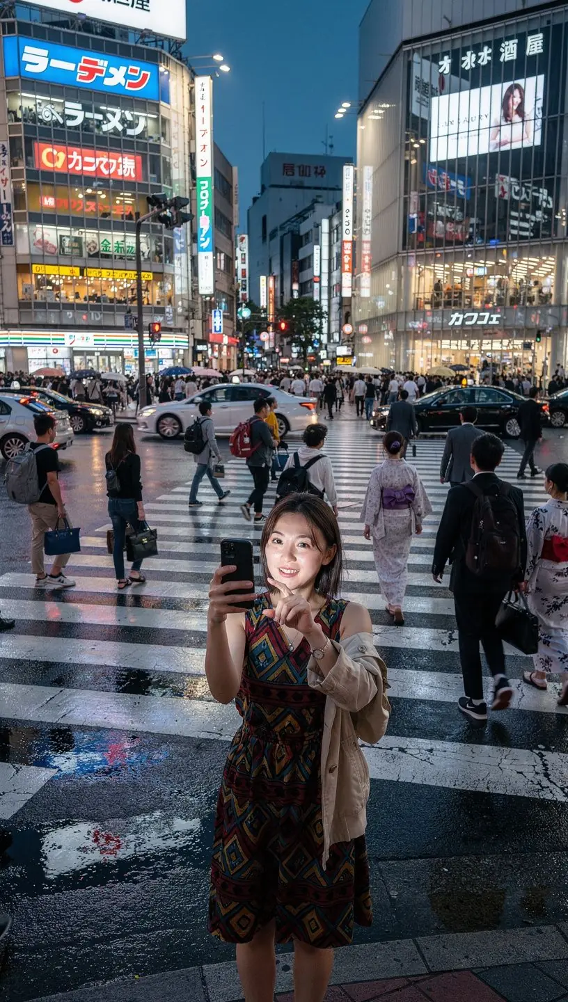 A picturesque view of a winding road surrounded by cherry blossom trees in full bloom during spring in Japan.